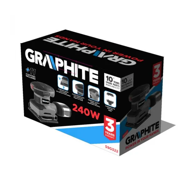 Vibračnábrúskasvýkonom240W59G322GRAPHITE