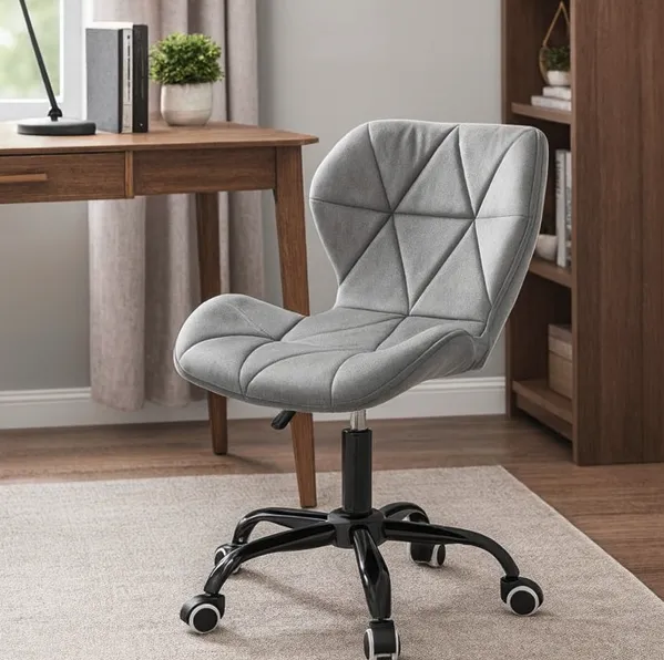 Ergonomickákancelárskaotočnástolička–zamatčierna