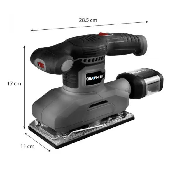 Vibračnábrúskasvýkonom260W59G326GRAPHITE