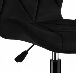 Ergonomickákancelárskaotočnástolička–zamatčierna
