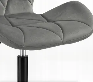 Ergonomickákancelárskaotočnástolička–zamatčierna