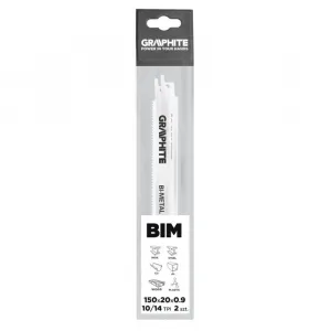 Bajonetovépílovélisty150x20x0,9mm,10/14TPI,sada2ks57H950GRAPHITE