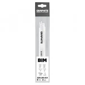 Bajonetovépílovélisty225x20x1,25mm6-TPI2ks57H954GRAPHITE