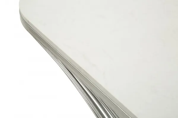 Mauro Ferretti Konzolový stolek Stripe 120 cm stříbrný/mramor