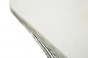 Mauro Ferretti Konzolový stolek Stripe 120 cm stříbrný/mramor