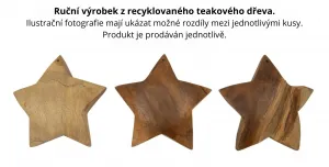 Mauro Ferretti Dekorační soška Bintang 19 cm hnědá