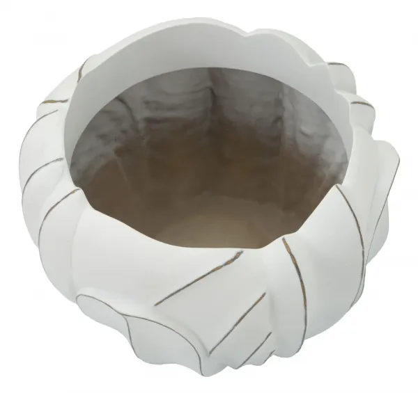 Mauro Ferretti Kvetináč Gardy 34,5 cm biely
