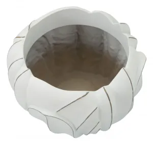 Mauro Ferretti Kvetináč Gardy 34,5 cm biely