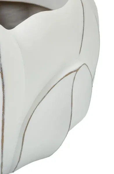 Mauro Ferretti Kvetináč Gardy 34,5 cm biely