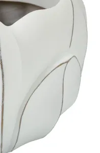 Mauro Ferretti Kvetináč Gardy 34,5 cm biely