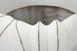 Mauro Ferretti Kvetináč Gardy 34,5 cm biely