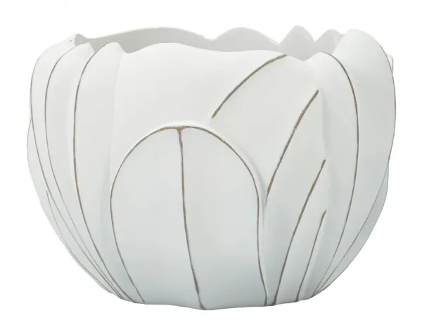 Mauro Ferretti Kvetináč Gardy 34,5 cm biely