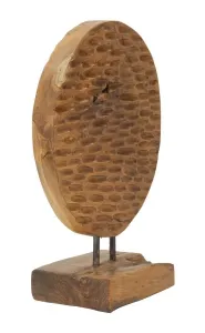 Mauro Ferretti Dekorativní soška Coin 40 cm z masivu hnědá