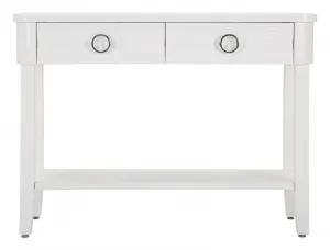 Mauro Ferretti Konzolový stolek Shine 110 cm bílý