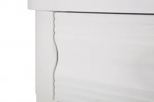 Mauro Ferretti Konzolový stolek Shine 110 cm bílý