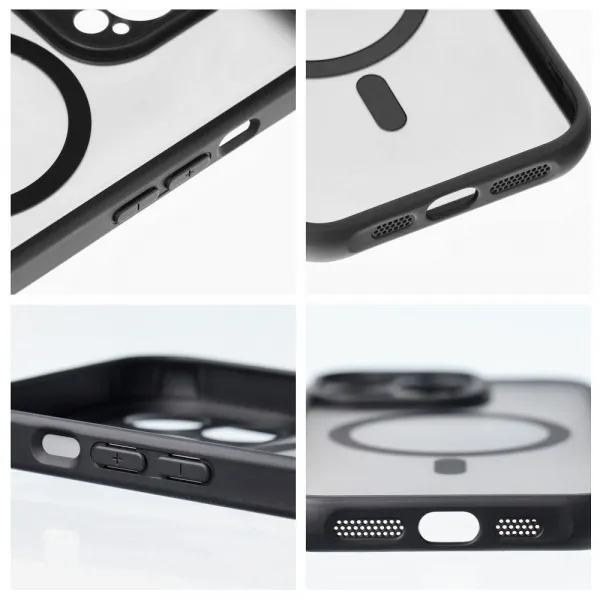 OEM Matný Full Kryt s MagSafe iPhone 16 Pro Max, Čierny