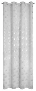 ElegantnézávesyvsvetlosivejfarbesostriebornoupotlačouDĺžka:250cm