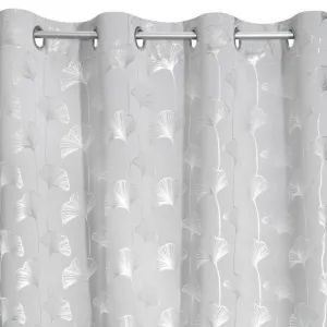 ElegantnézávesyvsvetlosivejfarbesostriebornoupotlačouDĺžka:250cm