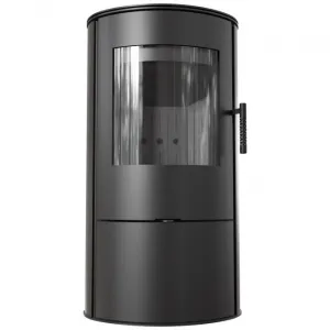 Kratki ROLLO čierne ohnisko - krbové kachle KOZA/AB/ROLLO/BLACK