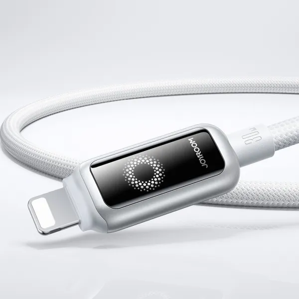 JOYROOM S-A55 StarFlight 30W Kábel USB-C / Lightning 1.2m biely
