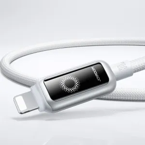 JOYROOM S-A55 StarFlight 30W Kábel USB-C / Lightning 1.2m biely
