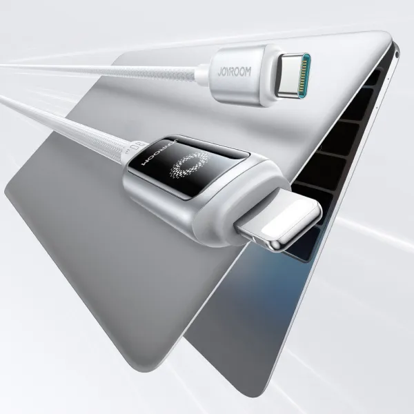 JOYROOM S-A55 StarFlight 30W Kábel USB-C / Lightning 1.2m biely