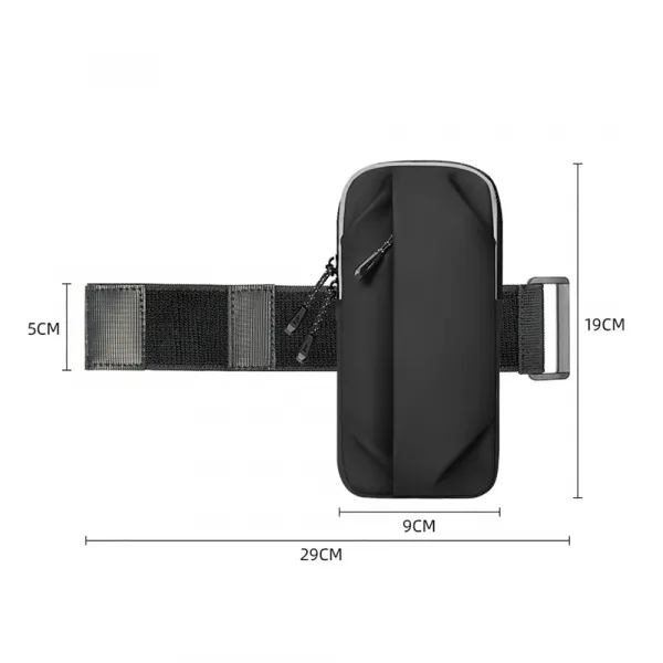 WOZINSKY WSDB-B Športové puzdro na rameno / taška BLACK