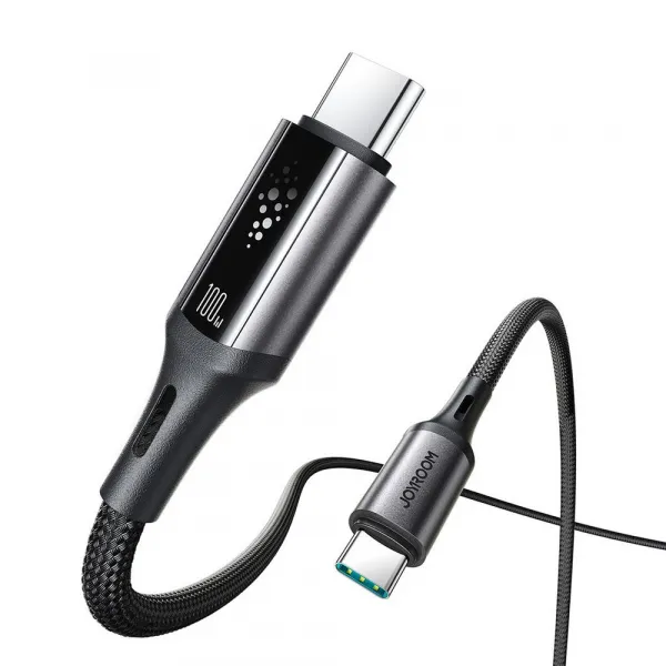 JOYROOM S-A60 StarTalk 100W Kábel USB-C / USB-C 1.2m čierny
