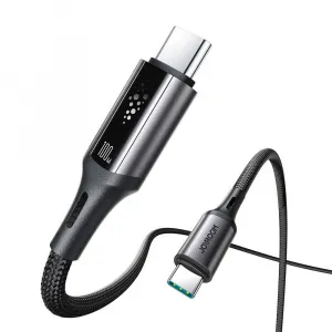 JOYROOM S-A60 StarTalk 100W Kábel USB-C / USB-C 1.2m čierny