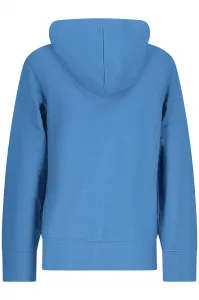 Detská modrá mikina s kapucňou