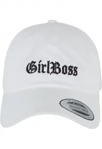 Girl Boss Dad Cap White