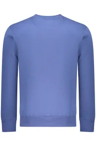 Modrý pánsky sveter bez zipsu