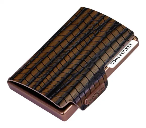 Kožená mini peňaženka Mondraghi Evolution Brown
