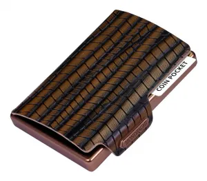 Kožená mini peňaženka Mondraghi Evolution Brown