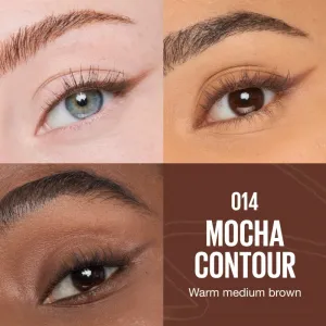 MAYBELLINE NEW YORK Sculpting Stix automatická ceruzka na oči so štetčekom odtieň 014 Mocha Contour 1 ks
