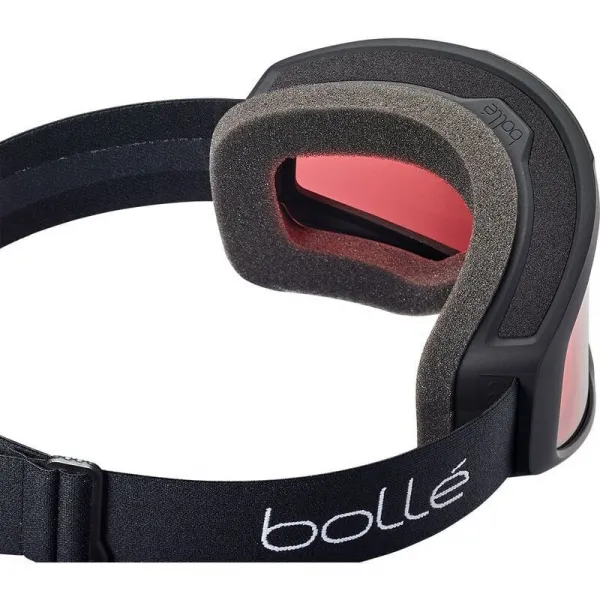 Lyžiarske okuliare BOLLE BEDROCK Black Matte - Vermillon Cat 2