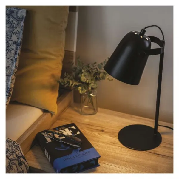 EMOS Stolní lampa Nina černá