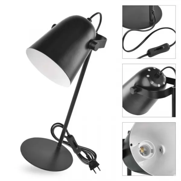 EMOS Stolní lampa Nina černá