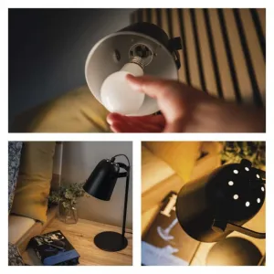 EMOS Stolní lampa Nina černá