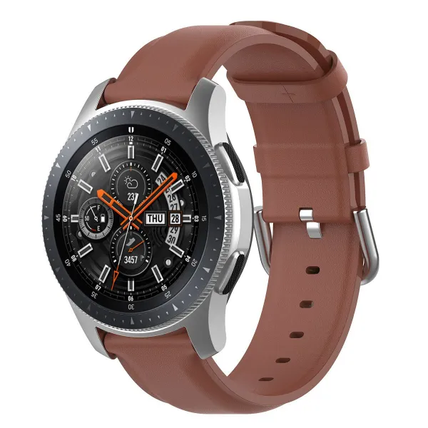 BStrap Leather Lux remienok na Xiaomi Amazfit GTR Mini, brown
