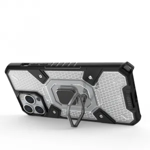 MG Capsule Ring plastový kryt na iPhone 13 Pro, modrý