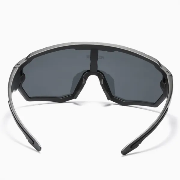 KDEAM Warren 06 cyklistické okuliare, Black / Silver