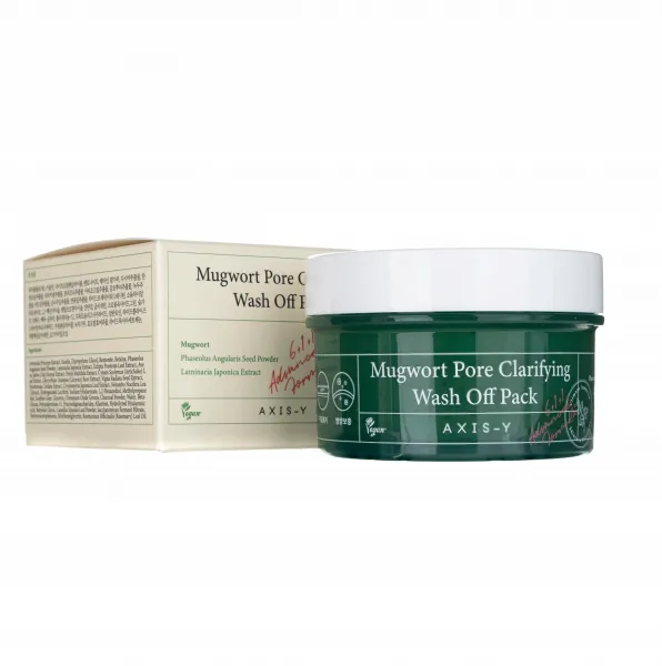 AXIS-Y 6+1+1 Advanced Formula Mugwort Pore Clarifying Wash Off Pack hĺbkovo čistiaca maska s upokojujúcim účinkom 100 ml