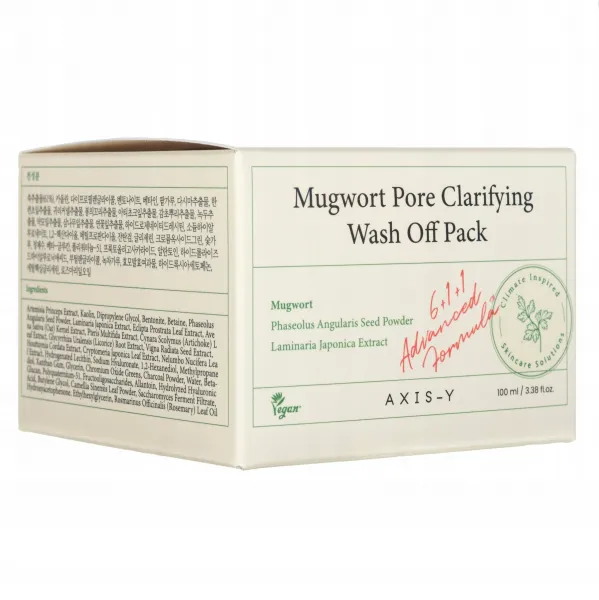 AXIS-Y 6+1+1 Advanced Formula Mugwort Pore Clarifying Wash Off Pack hĺbkovo čistiaca maska s upokojujúcim účinkom 100 ml