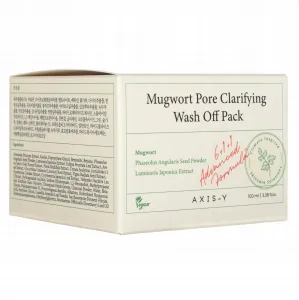 AXIS-Y 6+1+1 Advanced Formula Mugwort Pore Clarifying Wash Off Pack hĺbkovo čistiaca maska s upokojujúcim účinkom 100 ml