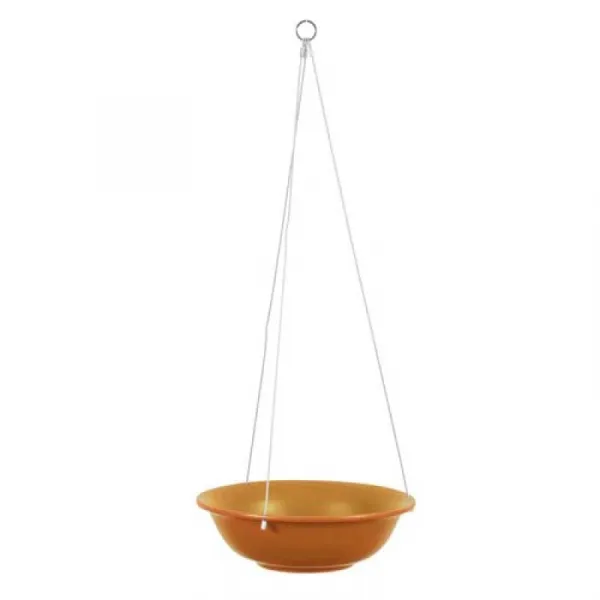 ZOLUX Keramická miska na vodu alebo krmivo závesná 48cm/26cm oranžová