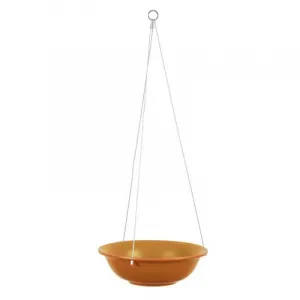 ZOLUX Keramická miska na vodu alebo krmivo závesná 48cm/26cm oranžová
