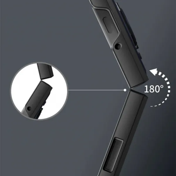 MG Hybrid Armor Camshield kryt na Samsung Galaxy Z Flip 5, čierny
