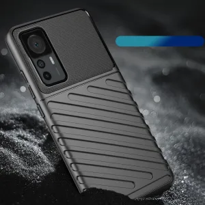 MG Thunder silikónový kryt na Xiaomi 12T / 12T Pro, čierny