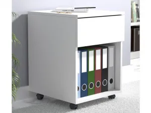 VCM Mobilní zásuvkový kontejner Dalosa 45 1-SB, bílý
